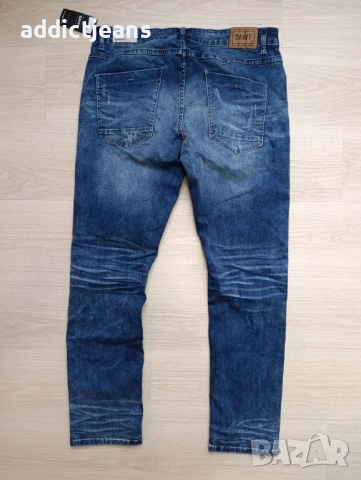 Мъжки дънки Savvy Denim размер 36, снимка 5 - Дънки - 54878104