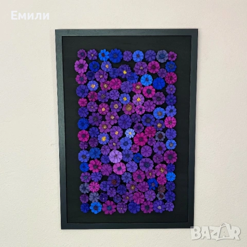 Уникална картина от шишарки 100% еко 