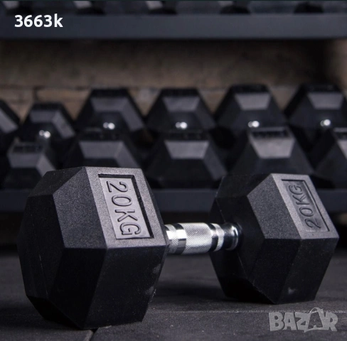 НАЙ-ДОБРА ЦЕНА! Професионални шестоъгълни хекс Дъмбели, Hex Dumbbells , снимка 5 - Фитнес уреди - 54625550