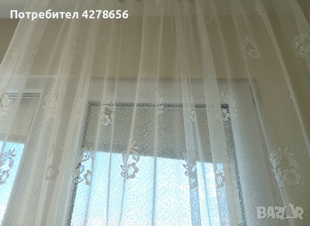 Красиво перде от дантела , снимка 10 - Пердета и завеси - 54787972