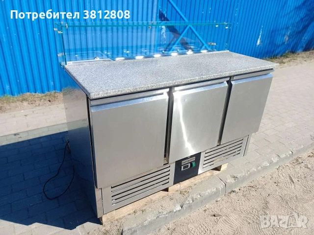 Хладилна маса саладета PREMIUM - 900mm - 240L -