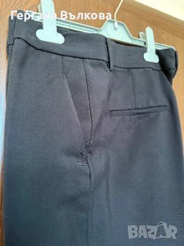 Елегантен тъмно син панталон Zara, снимка 2 - Панталони - 54693039