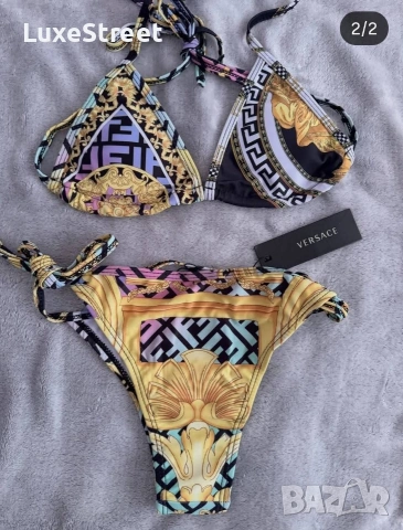 FENDI 🤍 Gucci 🤍 VERSACE 🤍Chanel🤍 Дамски Бански , снимка 2 - Бански костюми - 54690913