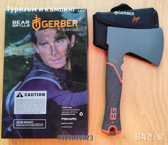 Малка брадва Gerber, снимка 16 - Ножове - 55657960