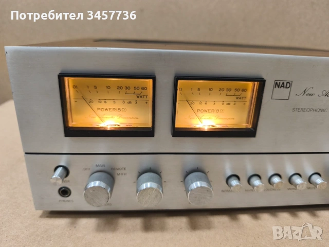 Стерео усилвател NAD 3030 Винтидж красавец , снимка 6 - Ресийвъри, усилватели, смесителни пултове - 54842483