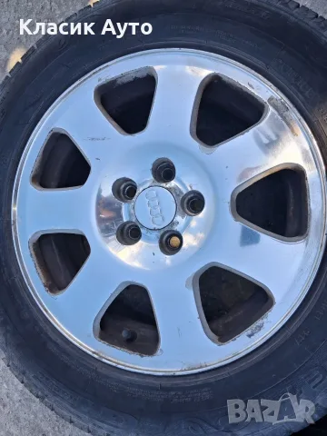 Алуминиеви джанти Audi 5X100 15-цола, снимка 6 - Гуми и джанти - 55638850