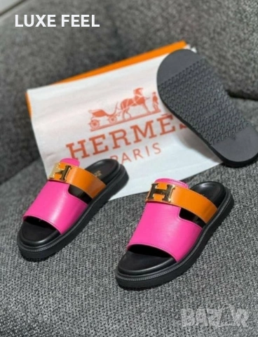 Hermes ⚜️ Дамски Чехли, снимка 5 - Чехли - 54033828