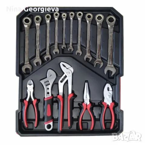 Професионален куфар с инструменти IF Tools BLACK GOLD 2024 – 599 части, CR-V стомана, снимка 4 - Куфари с инструменти - 55431519
