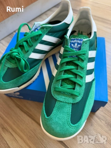Оригинални зелени маратонки Adidas SL72 Originals! 39,44 н, снимка 3 - Маратонки - 54724210