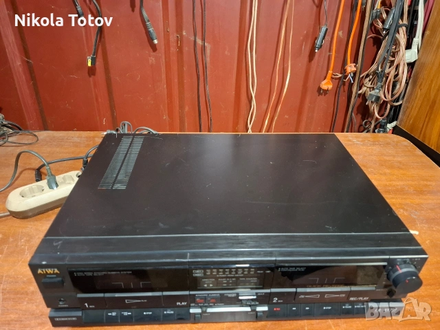 Продава се двукасетен дек Aiwa AD-WX707Z . , снимка 4 - Декове - 54919986