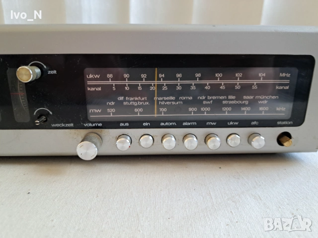 Ретро радио часовник Telefunken Digitale 201., снимка 2 - Радиокасетофони, транзистори - 54718520