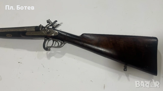 Уникална двуцевна пушка, снимка 7 - Антикварни и старинни предмети - 54059153