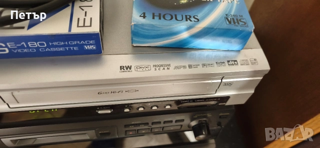 DVD+VHS комбо LG VC 8606V, снимка 2 - Плейъри, домашно кино, прожектори - 55106057