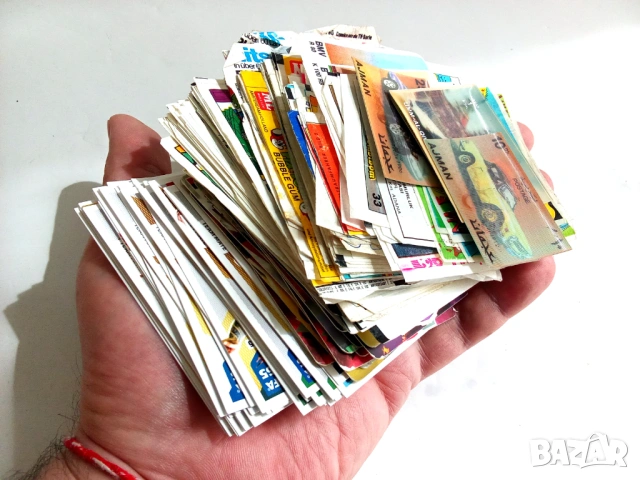 Лот Стари картинки от дъвки и карти футболисти 228бр, снимка 3 - Колекции - 53998406