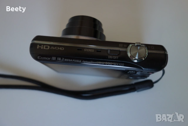 Фотоапарат SONY Cyber-shot DSC-WX100, снимка 2 - Фотоапарати - 55099056
