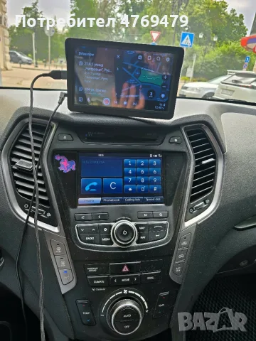 Hyundai Santa Fe 2.2 CRDi 197 к.с. 4WD AUTOMATIC • PANORAMA • 7 МЕСТА • КОЖА • SELF PARKING, снимка 16 - Автомобили и джипове - 55653329