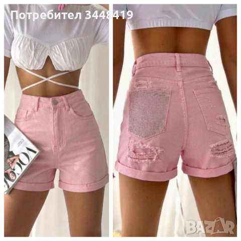 дънкови панталони, снимка 2 - Къси панталони и бермуди - 53976089