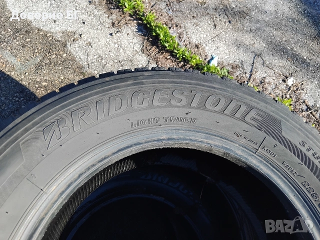 Гуми 225 65 16 C Ц Бриджистоун Bridgestone за бус 4 броя + нов внос. Не са нови!, снимка 2 - Гуми и джанти - 54123194