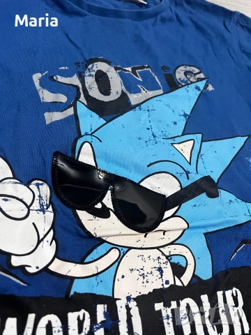 Обява 1 – Детска тениска Sonic LC Waikiki 128–134 см, снимка 2 - Детски тениски и потници - 55065902
