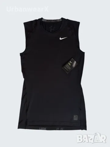Nike pro combat мъжка спортна тениска и потник размер L, снимка 4 - Тениски - 55416764
