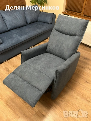 Ново релакс кресло/фотьойл - 2 броя, снимка 3 - Дивани и мека мебел - 54082633