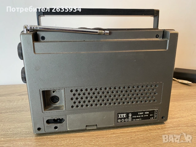 Радио ITT Tiny 109, снимка 3 - Радиокасетофони, транзистори - 54606007