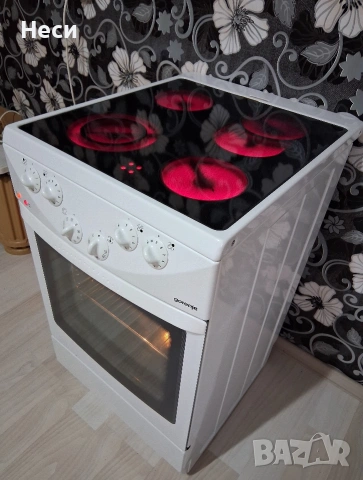 Стъклокерамична Готварска Печка Gorenje, снимка 6 - Печки, фурни - 54025528