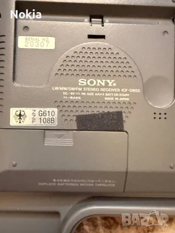 Sony ICF-SW55 Радио приемник , снимка 6 - Радиокасетофони, транзистори - 55515840
