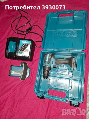 винтоверт бързо зарядно и фенер makita 