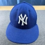 Vintage New Era New York Yankees Fitted Cap 7 1/4 Шапка С Козирка MLB Синя, снимка 1