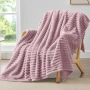 Плюшено одеяло 150x200см Corduroy Berry Purple, снимка 7