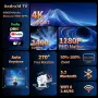 Преносим видеопроектор HY320 Mini 10000 лумена 300ANSI, снимка 2