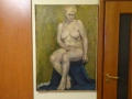 Авторска картина модел "Голо тяло" масло 70-те г, снимка 1