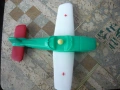 Стара българска играчка самолетче, снимка 2