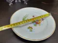 Стар български порцелан чиния детски мотиви , снимка 2