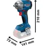 Bosch GDS 18V-350 18V 350Nm Ударен гайковерт 2x4Ah Professional Нов, снимка 2