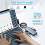 Нова Docking Station SD962 за Microsoft Surface – 10 в 1,USB-C PD 100, Etherner, 4k HDMI, снимка 4