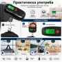 Дигитален ръчен електронен точен кантар везна за самолетен багаж куфари храна риболов риба до 50кг, снимка 6