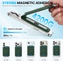 Магнитен портфейл от естествена кожа SHIELDON, съвместим с MagSafe, RFID блокиране, снимка 7