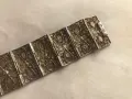 стара сребърна гривна - филигран с позлата, снимка 8