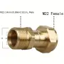 Въртящ се на 360° градуса адаптер за маркуч за водоструйки M22-14mm Swivel Joint, снимка 6