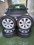 Алуминиеви джанти 5х112 с гуми  KUMHO 16" 205/55/16, снимка 1
