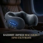 Smart масажна възглавница за врат с топлина и вибрации - моментално успокоение и релакс, снимка 2