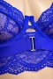 Hunkemöller дантелен сутиен в кралско синьо – размер L, снимка 3