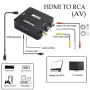 Активен преходник NEXT, от HDMI към AV, чинчове, черен, снимка 2