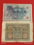 Две райхбанкноти 100 марки 1920г. / 100 марки 1908г. Германия редки за КОЛЕКЦИЯ 17963, снимка 1