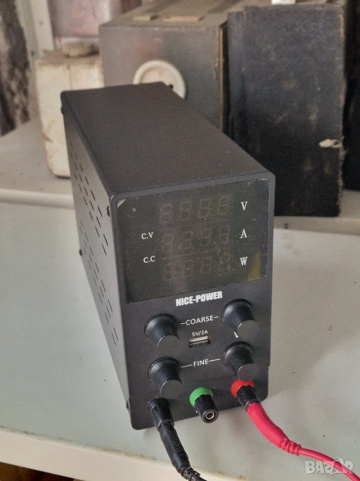Лабораторно захранване NICE-POWER R-SPS 3010 (30V / 10A / 300W) – Като ново, с фолио, снимка 1