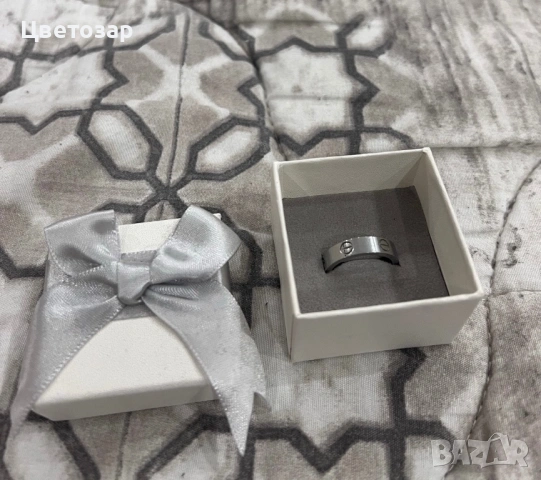 Пръстен тип Cartier, снимка 6 - Пръстени - 53998990