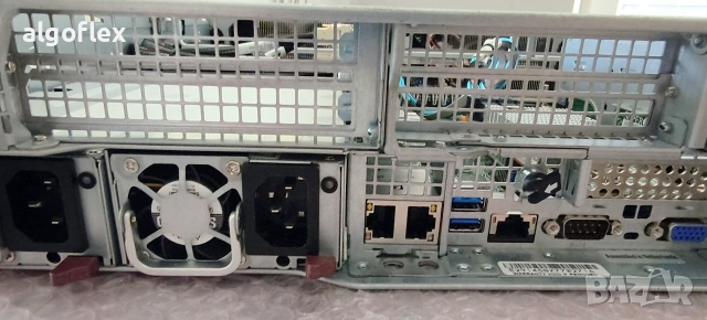 Сървър Supermicro 6028U 12LFF 2U X10DRU-i+ 2*E5-2690v4 32GB 9300-8i, снимка 2 - Работни компютри - 55187253