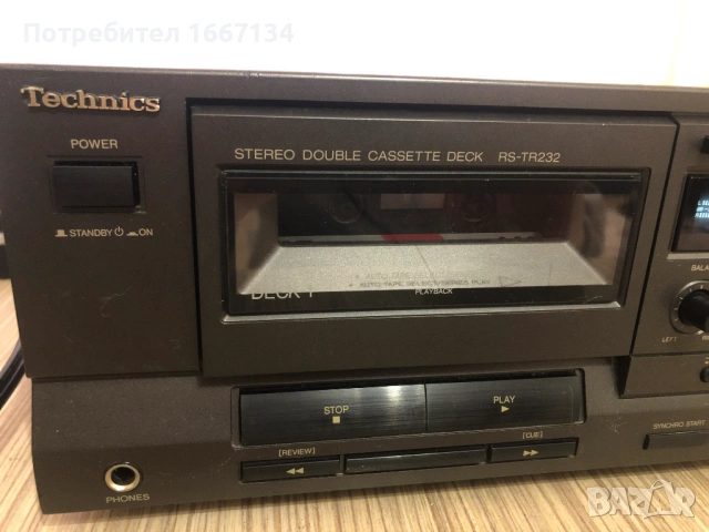 TECHNICS RS-TR232, снимка 2 - Декове - 54516449
